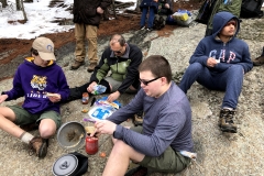 Lunch at the top of Crabtree Falls